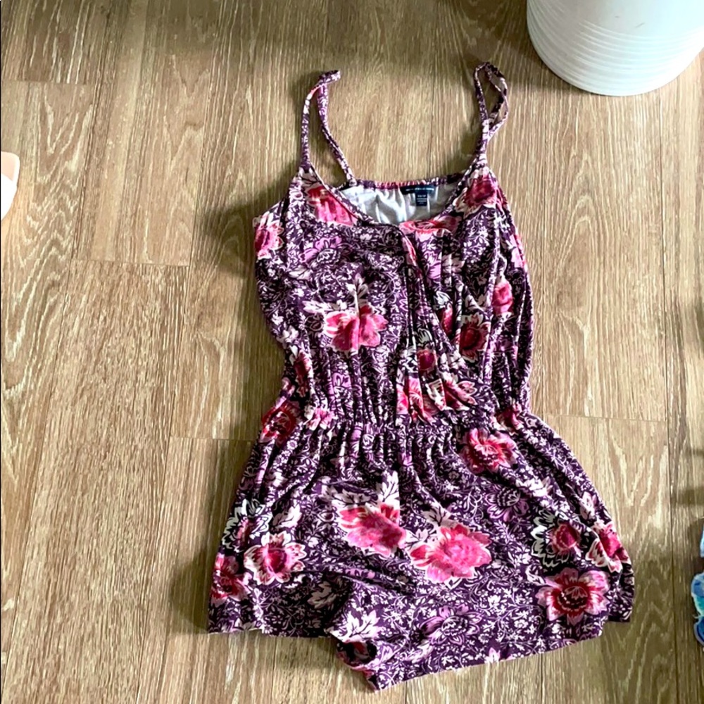 American eagle floral romper